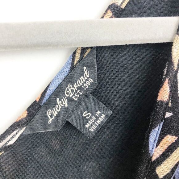 LUCKY BRAND | Mosaic Drawstring Waist Dress Small - Picture 7 of 9